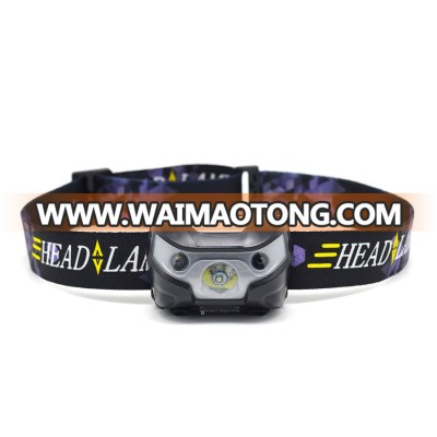 Head Lamp White Emitting Color  LED Head Lights 4 Lights Mode Multi Angle Adjustable USB Rechargeable Waterproof Led Headlamps