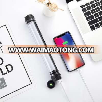 Outdoor Anti-shock Waterproof IP68 Rechargeable Power bank Torch Light Led Flashlight Camping Lamp