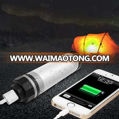 Hot New JH-Y-A3 Fishing & Hiking & Camping Usage Lamp Mini 2600mAh Power Bank IP68 18650 Torch Flashlight