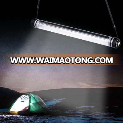 RTS Wireless LED Tube Stick IP68 powerbank waterproof USB rechargeable led camping lantern for Camping Photography Working lamp