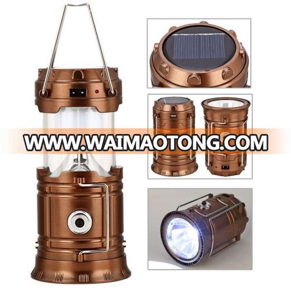 Wholesale Plastic Multi-function Solar Camping Lantern Rechargeable,Portable Solar Rechargeable led Camping Lantern Flashlights